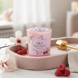 Lõhnaküünal "Magnoolia-Vaarikas"